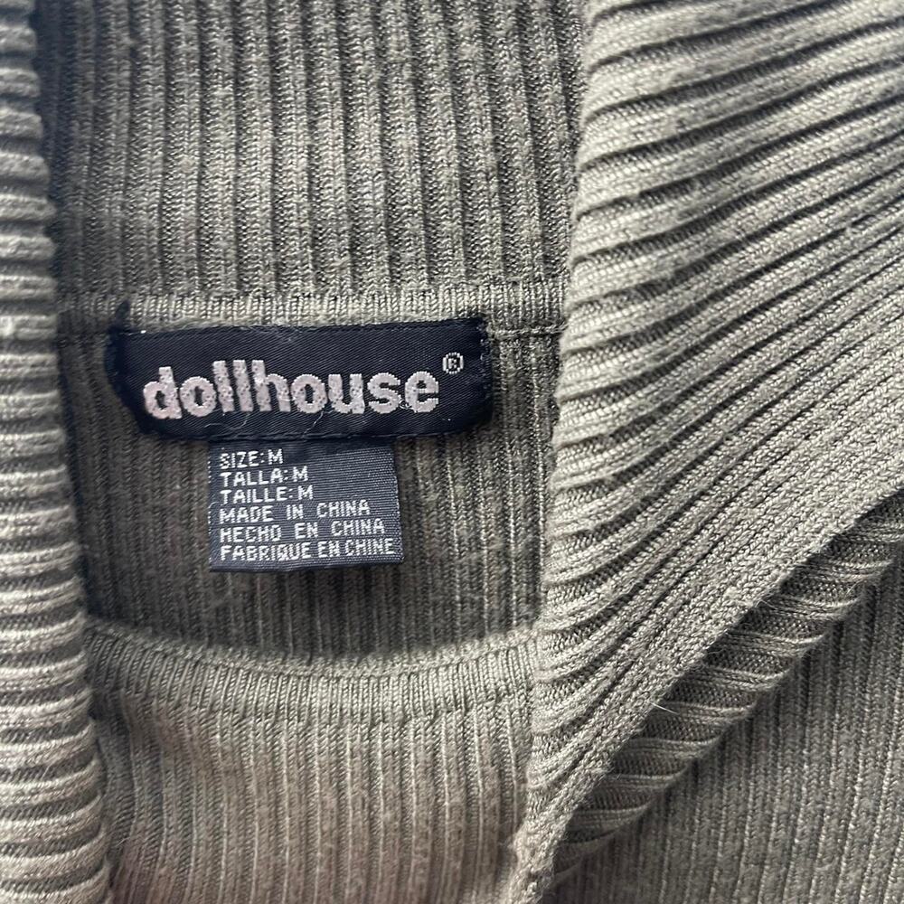 Dollhouse Olive Green Turtleneck Sweater - Picture 6 of 8